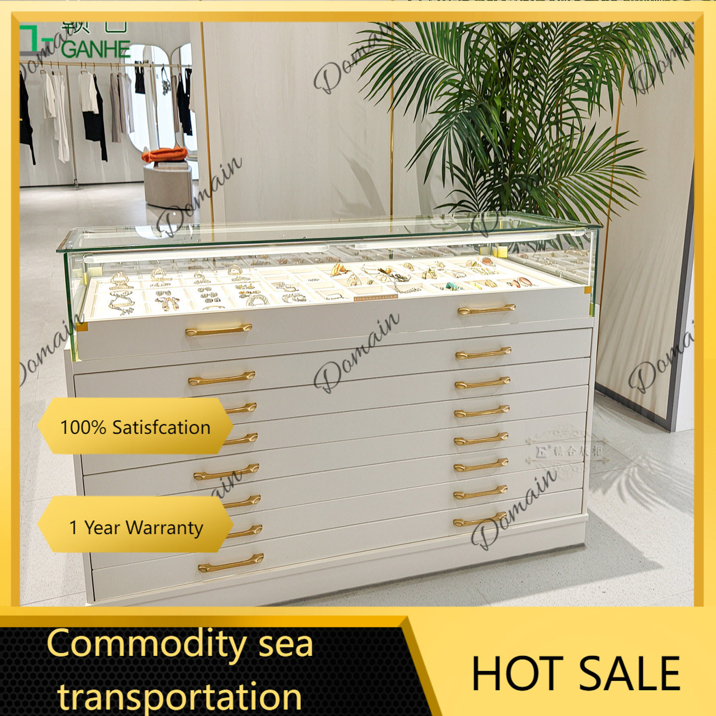 Jewelry Watches & Accessories - 81 N Light luxury glass display