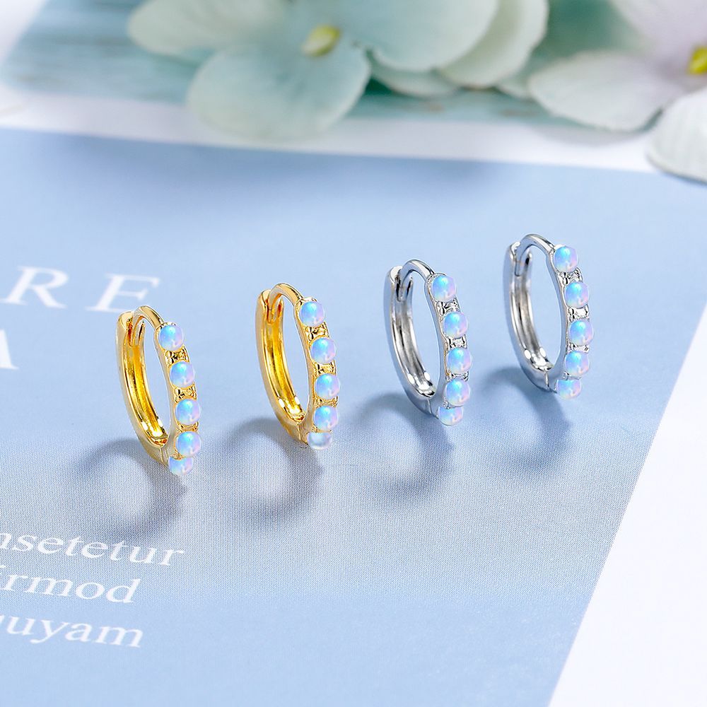 925 Sterling Silver Light Luxu - Opal Earrings Dangle review and price