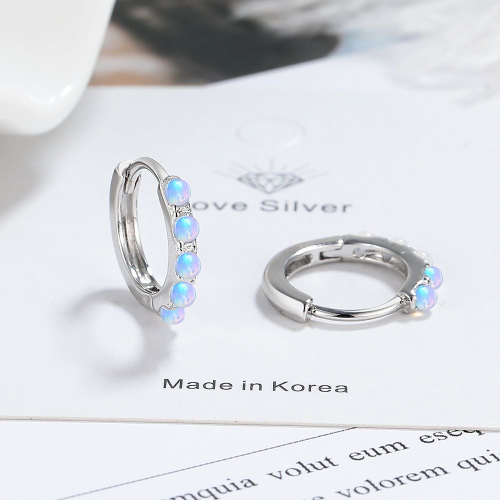 925 Sterling Silver Light Luxu - Opal Earrings Dangle review and price
