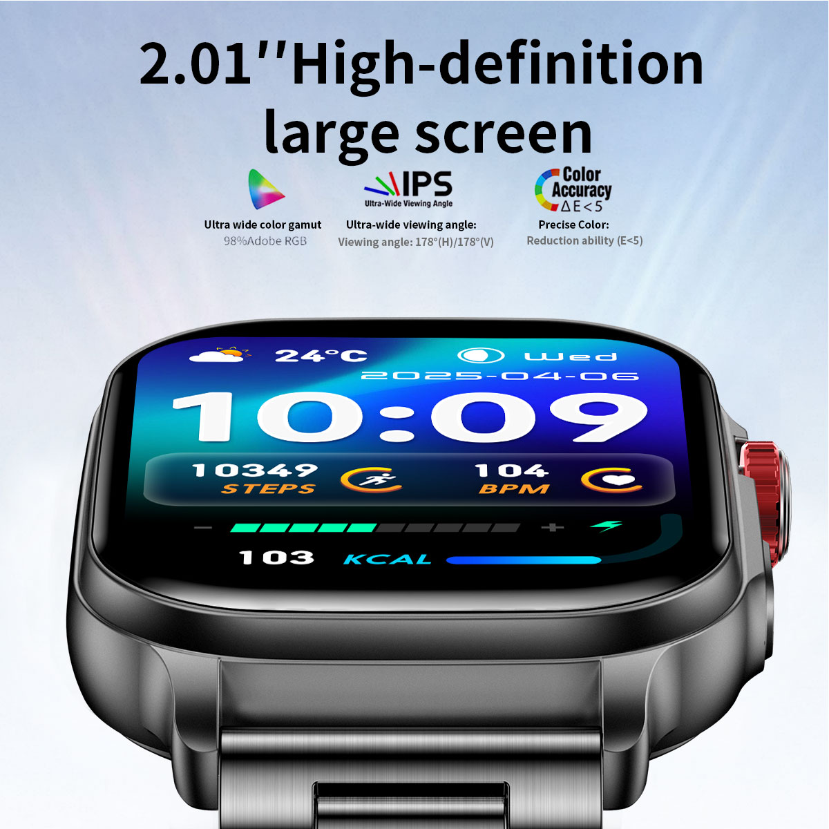 2026 Smart Watch 2.01'' Fitnes - Italian Jewelry Watches review and price