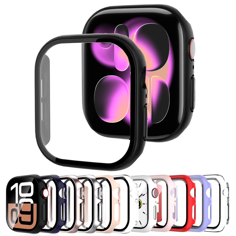 Tempered Glass+Case For Apple  - Jewelry Smart Watches review and price