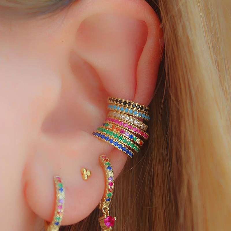 Ear Cuff Micro Pave Cz Marquis - Ear Cuff No Piercing review and price