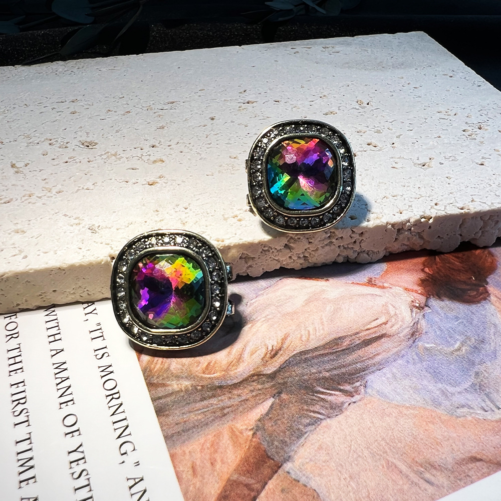 DIY accessories Medieval vinta - Diamond Stud Earrings review and price