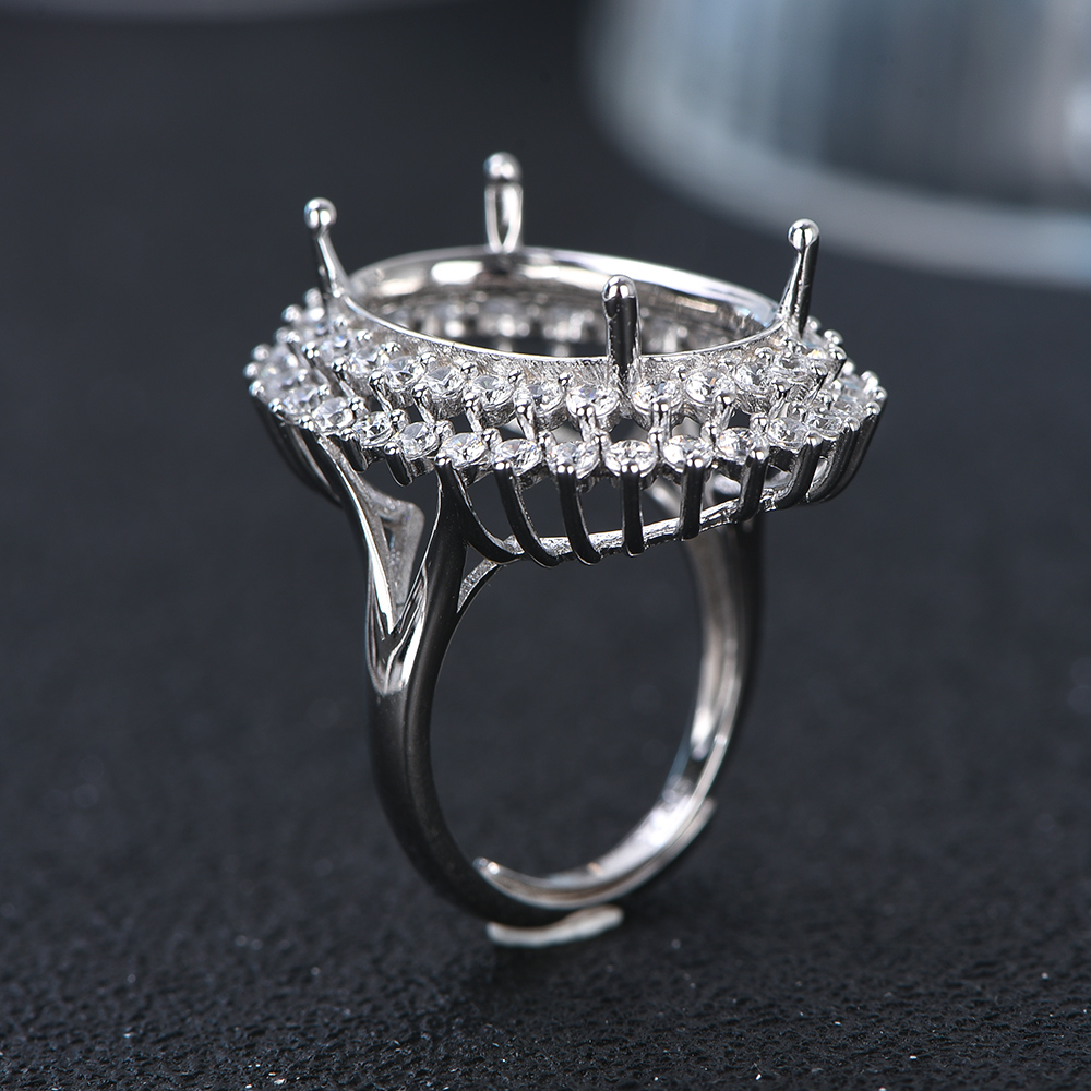 13x18mm S925 Sterling Silver R - Sterling Silver Ring review and price
