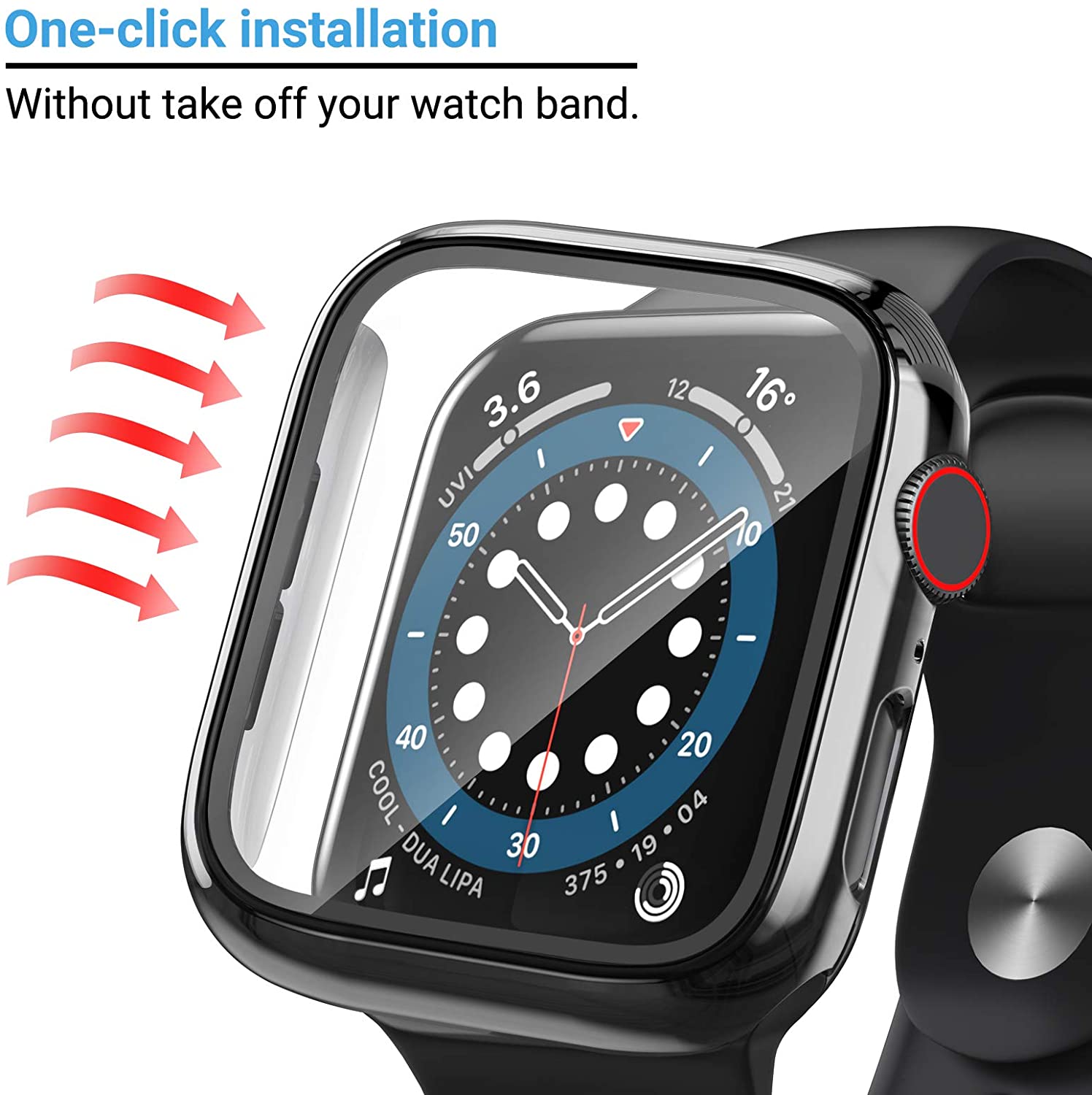 Glass+cover For Apple Watch Ca - Jewelry Smart Watches review and price