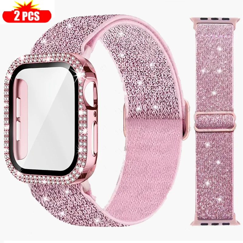 Band+Case for Apple Watch 45mm - Jewelry Smart Watches review and price
