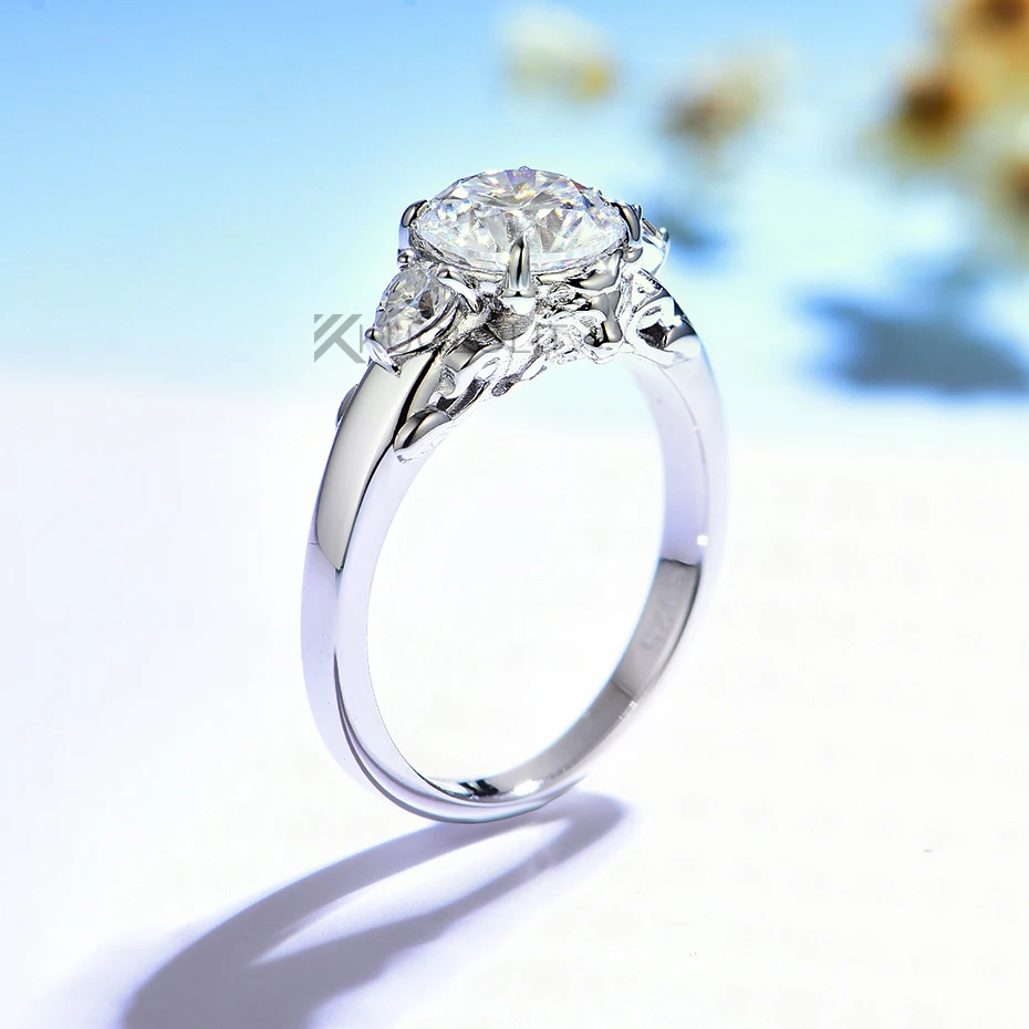7.5MM Round D VVS1 Lion Solita - Sterling Silver Ring review and price
