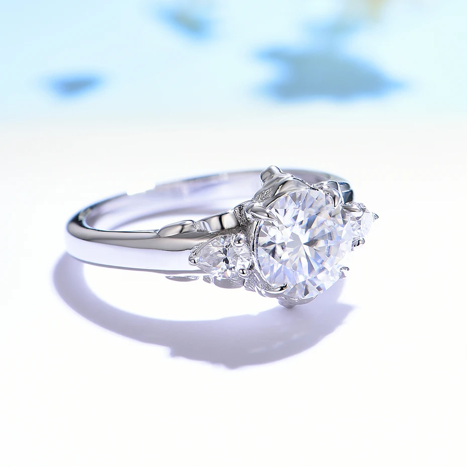 7.5MM Round D VVS1 Lion Solita - Sterling Silver Ring review and price