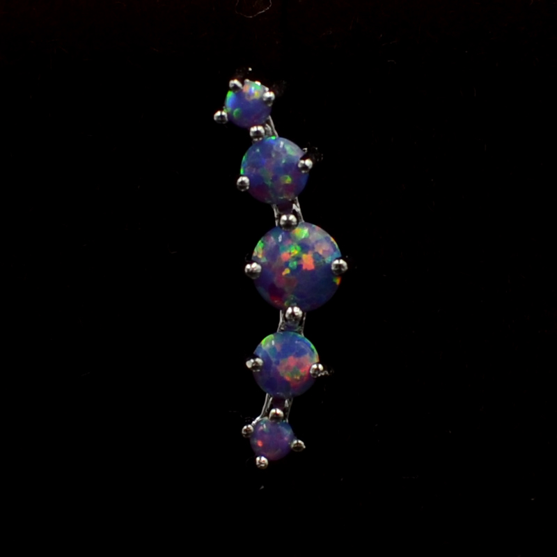 CHUANCI 1 PC Stainless Steel & - Opal Earrings Dangle review and price