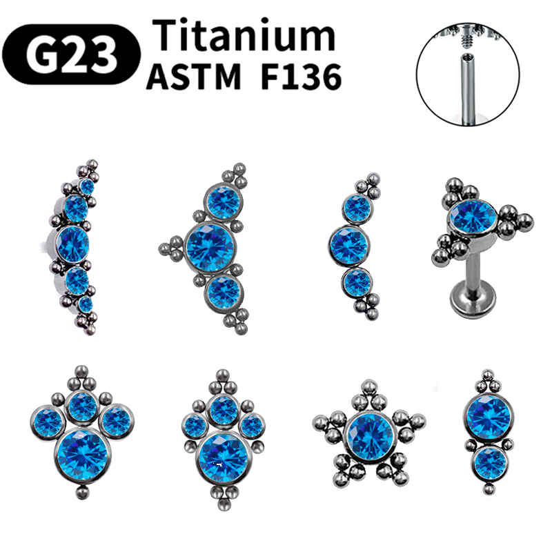 G23 Titanium Piercing Stud Ear - Opal Earrings Dangle review and price