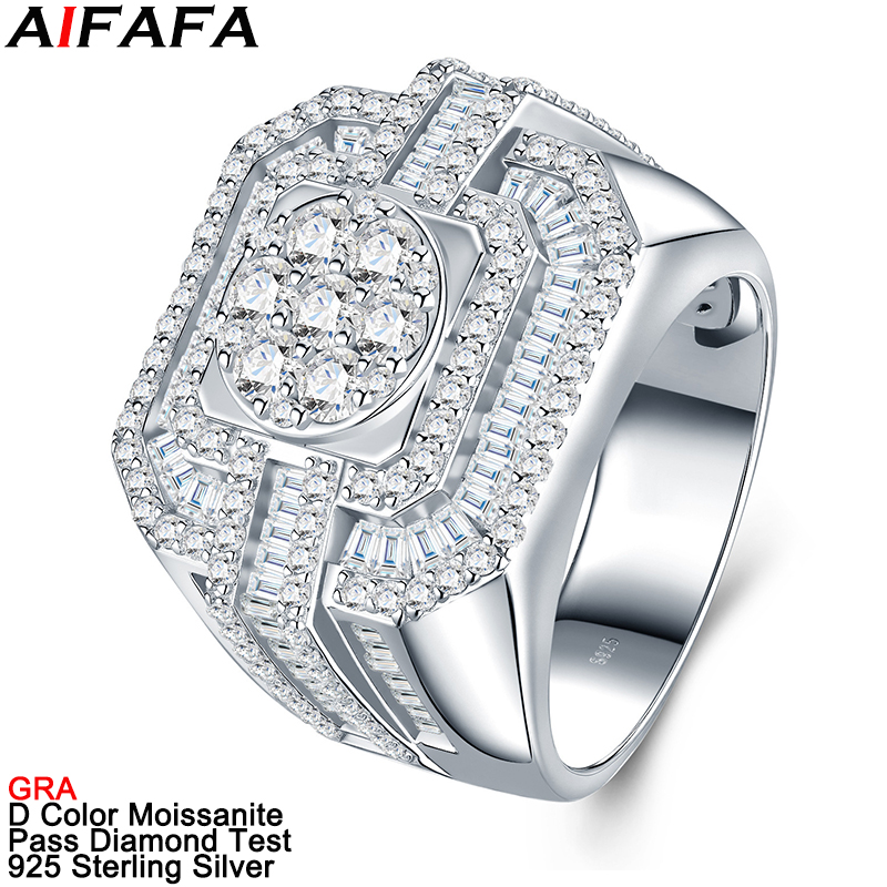 D Color VVS Full Moissanite Di - Sterling Silver Ring review and price