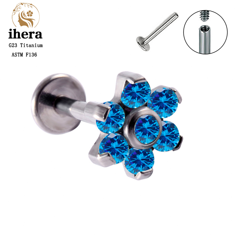 G23 Titanium Opal Flower Pierc - Opal Earrings Dangle review and price