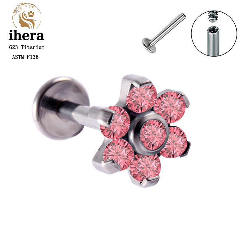 G23 Titanium Opal Flower Pierc - Opal Earrings Dangle review and price