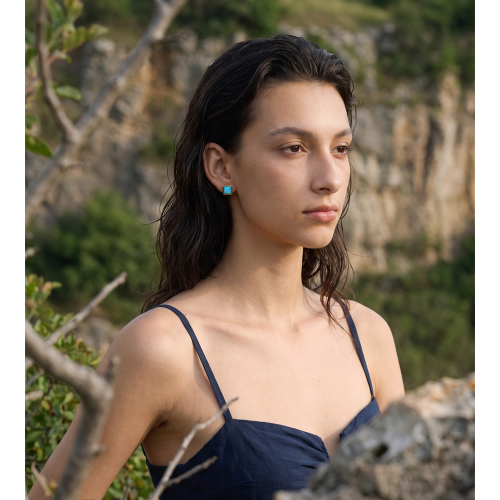 Yhpup 2026 Stainless Steel Squ - Opal Earrings Dangle review and price