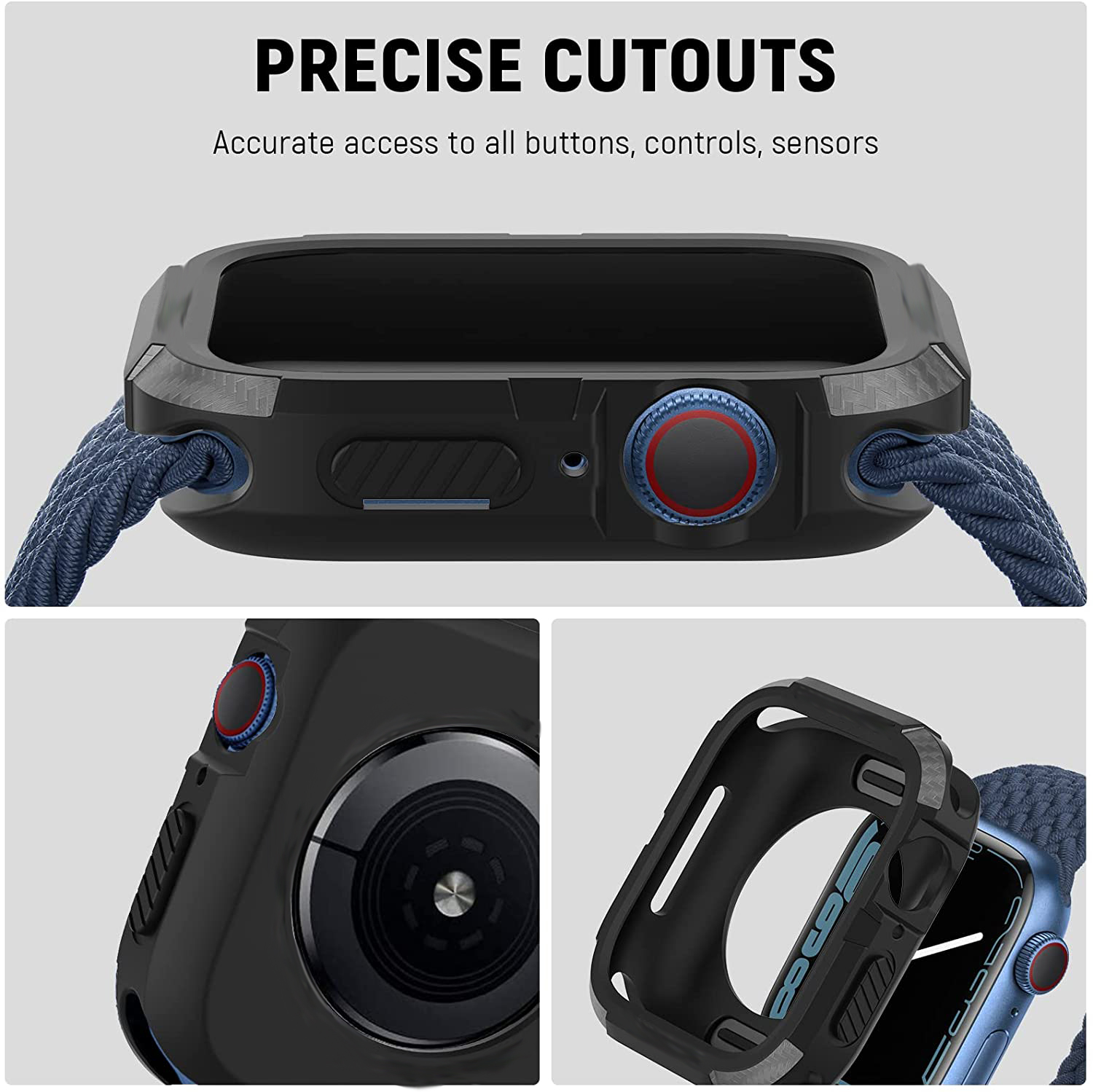 Rugged Cover for Apple Watch C - Jewelry Smart Watches review and price